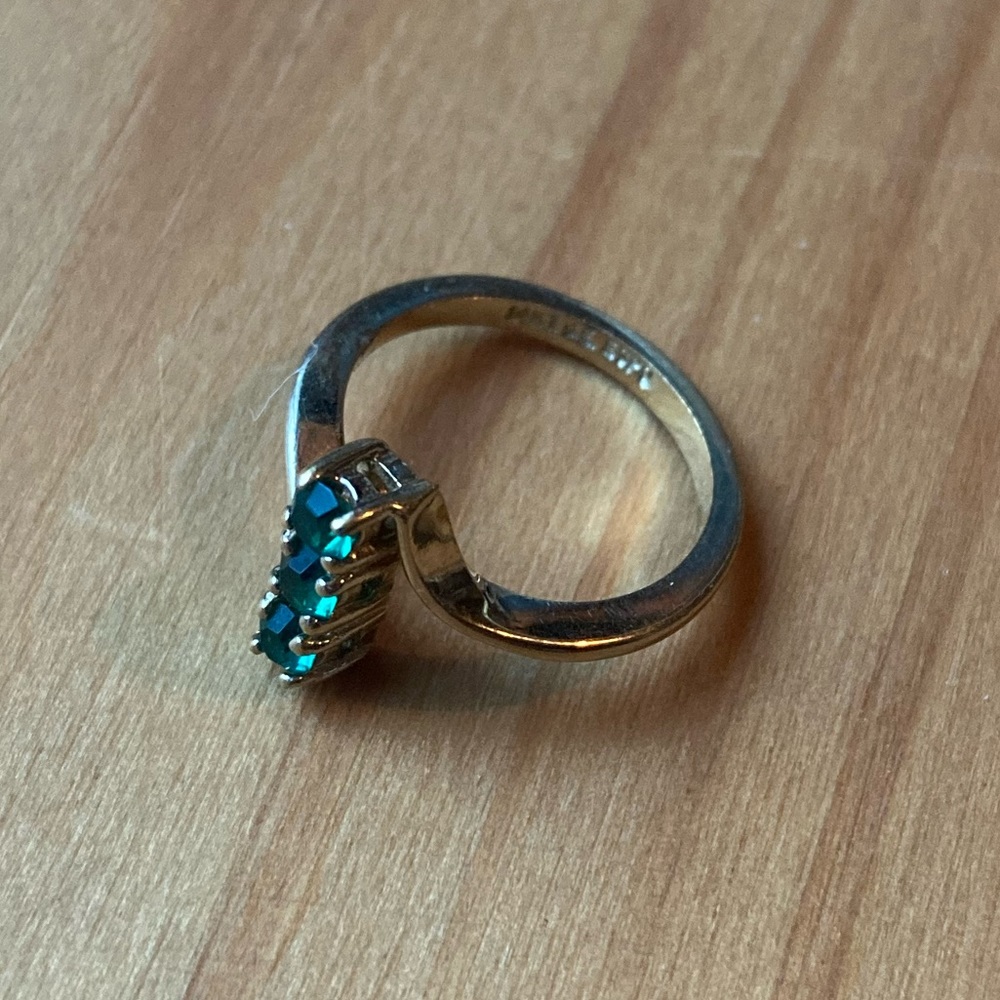 14k gold electroplated ring
